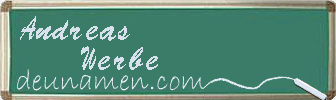 Andreas Werbe Visitenkarte